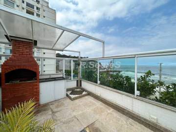 Cobertura duplex com 2 quartos na Barra da Tijuca, Avenida do Pepê. - BACO20005