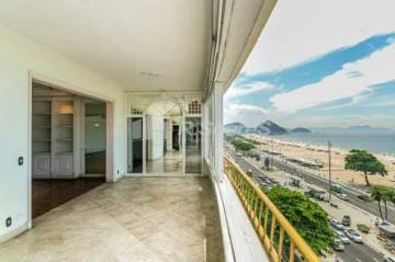 Apartamento Exclusivo na Avenida Atlântica com Vista Mar Deslumbrante 353m² - BRAP40081