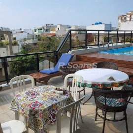 AGENDE SUA VISITA! - Cobertura à venda Avenida João Carlos Machado, Barra da Tijuca, Rio de Janeiro - R$ 2.570.000 - BACO30009