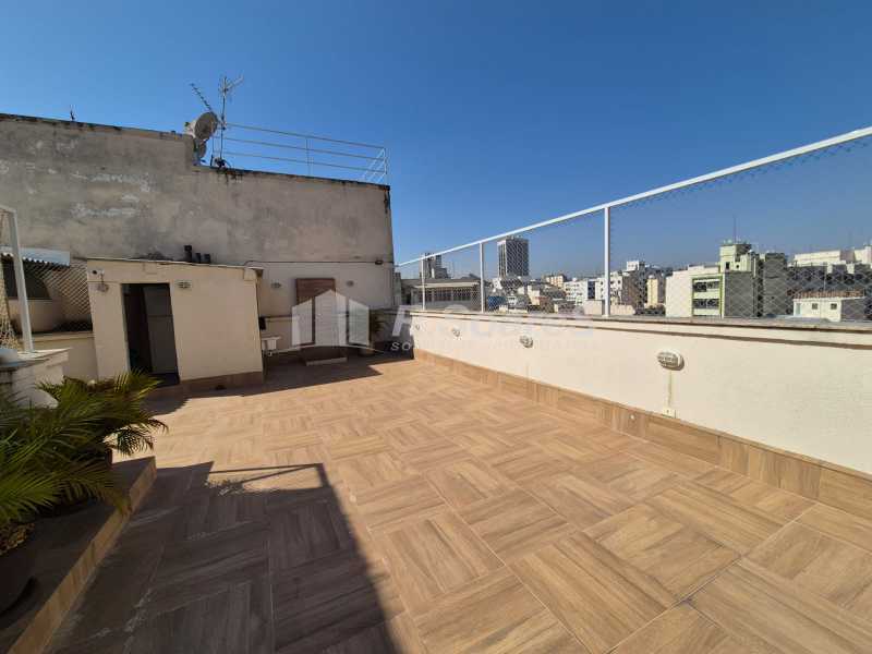 Conheça 18 Terraço do imóvel - Apartamento quarto e sala com dependência à venda Copacabana, mêtro Arco Verde - BRAP10230 - 18 18 Terraço - 18