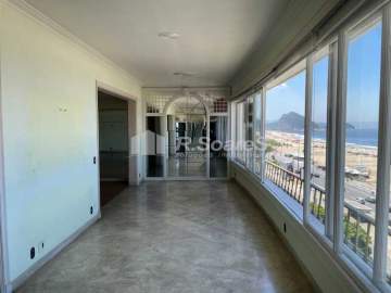 OPORTUNIDADE! - Magnífico apartamento de luxo em Copacabana, 353m² frente mar, quatro quartos todos com armários sendo uma suíte, vaga de garagem. - BTAP40070