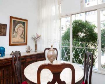 AGENDE SUA VISITA! - Apartamento com três quartos varanda e vaga em Copacabana. Rua Santa Clara - CPAP30152