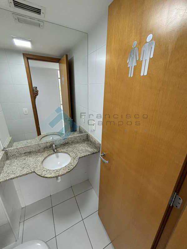 Conheça banh 2 do imóvel - SALA COMERCIAL,RECEPÇÃO,2SALAS,2VAGAS-VISON OFFICES - MESL00004 - 6 banh 2 - 6