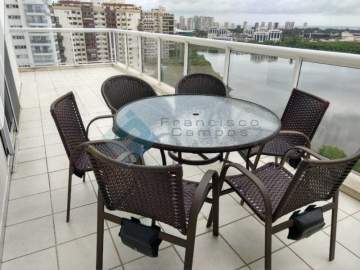 Imperdível - Barra da Tijuca,Península, Loft 135m² , vistão lagoa - MELO10002