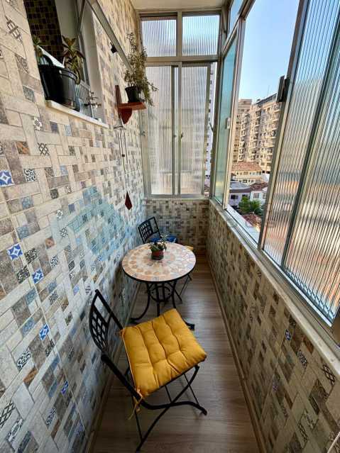 Conheça varanda do imóvel - Méier, apartamento 2 quartos reformado,vaga, ac financiamento - MEAP20201 - 4 varanda - 4