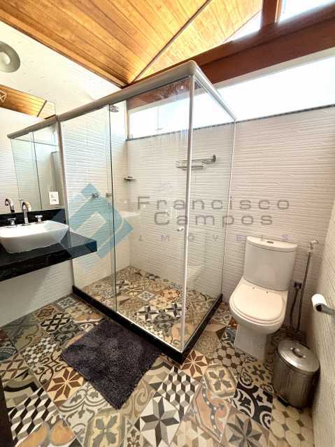 Conheça banh do imóvel - Barra da Tijuca , casa linear 3 suítes - MECN30006 - 1 banh - 1