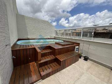 Ótima localização - Freguesia, cobertura reformada, 2 quartos(suíte), piscina - MEAP20211
