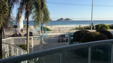 Barra da Tijuca frontal mar, Pepê, varandão , 2 suites, 2 vagas - MEAP20240