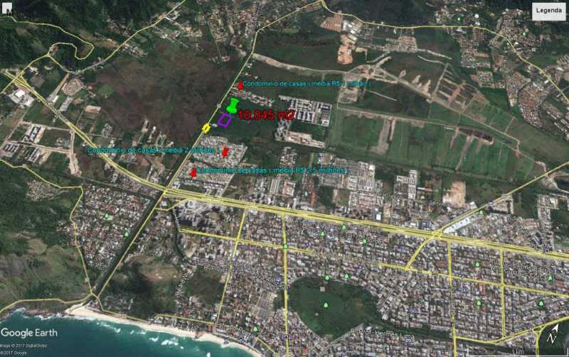 Conheça posicão do lote com vizinhan? do imóvel - Terreno Multifamiliar à venda Vargem Grande, Rio de Janeiro - R$ 6.500.000 - PEMF00010 - 10 posicão do lote com vizinhan? - 10