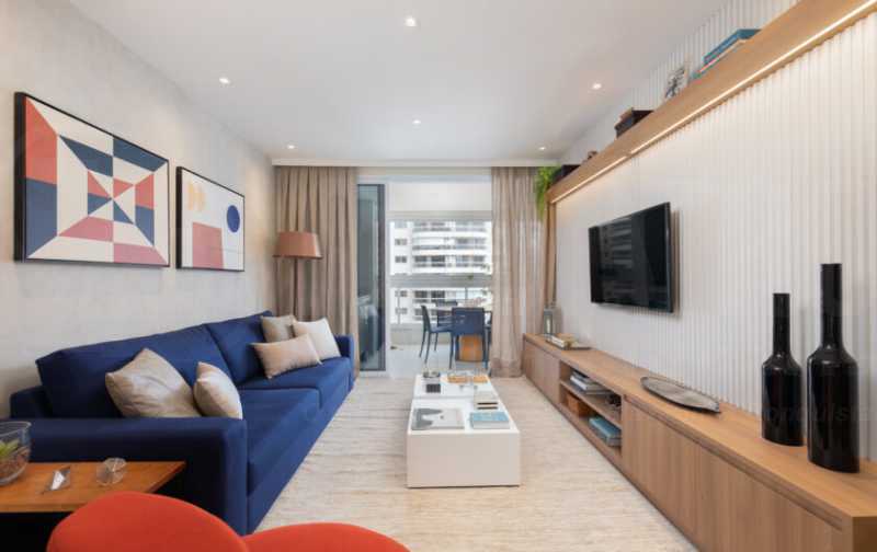 Conheça sala-ampla do imóvel - Cobertura 4 quartos à venda Barra da Tijuca, Rio de Janeiro - R$ 1.706.000 - PECO40005 - 1 sala-ampla - 1