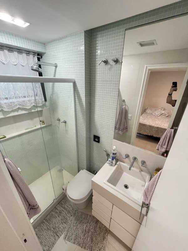 Conheça BANHEIRO SUÍTE 2 do imóvel - Apartamento 2 quartos à venda Recreio dos Bandeirantes, Rio de Janeiro - R$ 679.000 - PEAP20598 - 15 BANHEIRO SUÍTE 2 - 15