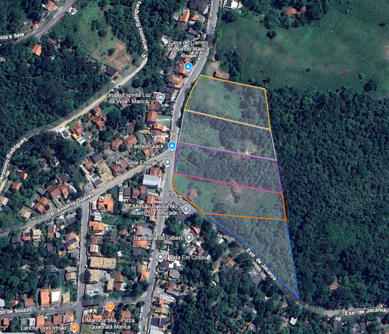 Conheça Áreas - Google Abril2025 do imóvel - Terreno Comercial 27700m² à venda Centro, Maricá - R$ 15.500.000 - FLTC00001 - 2 Áreas - Google Abril2025 - 2