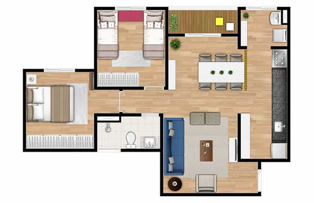 PLANTA RESIDENCIAL - 3