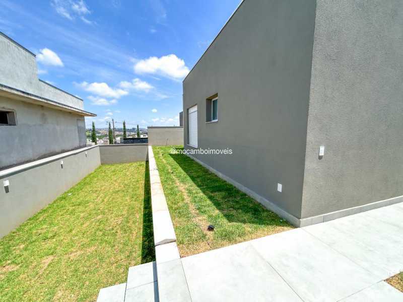 Conheça Quintal do imóvel - Casa em Condomínio 3 quartos para alugar Itatiba,SP Condomínio Reserva Santa Rosa - R$ 11.000 - FCCN30681 - 21 Quintal - 21