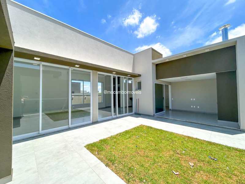 Conheça Quintal do imóvel - Casa em Condomínio 3 quartos para alugar Itatiba,SP Condomínio Reserva Santa Rosa - R$ 11.000 - FCCN30681 - 2 Quintal - 2