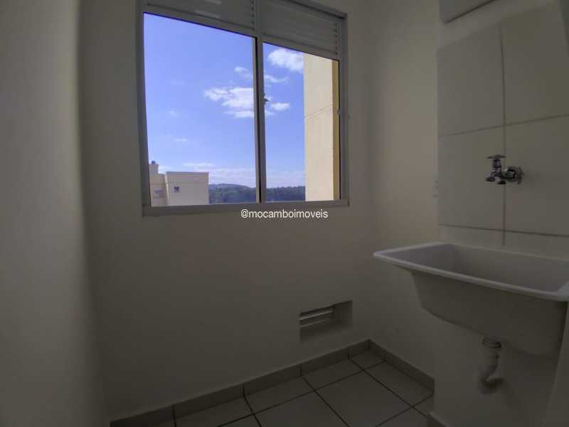 Conheça Area de Serviço do imóvel - Apartamento 2 quartos para alugar Itatiba,SP Loteamento Santo Antônio - R$ 1.450 - FCAP21640 - 7 Area de Serviço - 7
