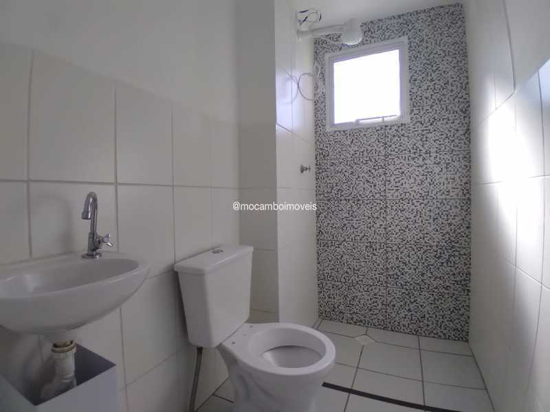 Conheça W.C Social do imóvel - Apartamento 2 quartos para alugar Itatiba,SP Loteamento Santo Antônio - R$ 1.450 - FCAP21640 - 6 W.C Social - 6