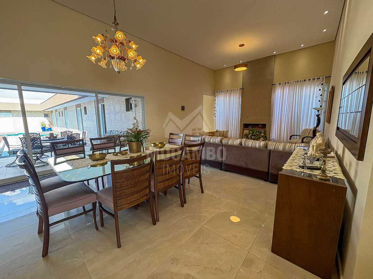 Conheça Sala de jantar do imóvel - Casa em Condomínio 6 quartos para venda e aluguel Itatiba,SP Condomínio Sete Lagos - R$ 3.000.000 - FCCN60022 - 4 Sala de jantar - 4