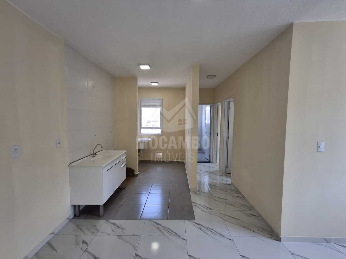 Conheça sala/ cozinha do imóvel - Apartamento 2 quartos para alugar Itatiba,SP Villaggio Fosuzzi - R$ 1.480 - FCAP22105 - 3 sala/ cozinha - 3