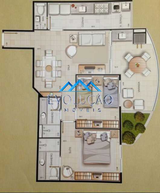 Excelente - Apartamento 2 quartos à venda Rio de Janeiro,RJ Recreio dos Bandeirantes - R$ 495.000 - V0515