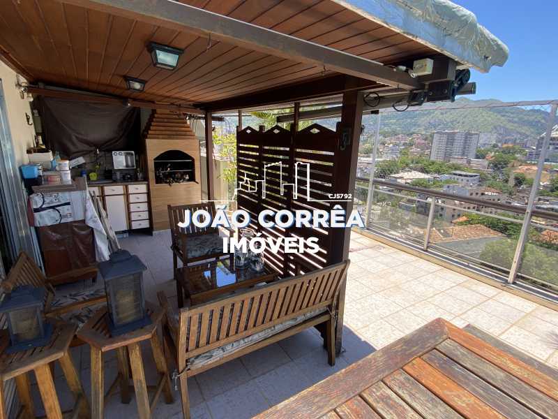 Conheça 18 Terraco com churrasqueira. do imóvel - Cobertura à venda Rua São Brás, Todos os Santos, Rio de Janeiro - R$ 700.000 - CBCO30021 - 18 18 Terraco com churrasqueira. - 18