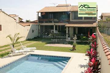 Ótima localização - Cordeirinho-Maricá, Duplex Com 4 Quartos (Sendo 2 Suítes), Área Gourmet Completa Com Piscina, Acesso A Praia. - R321