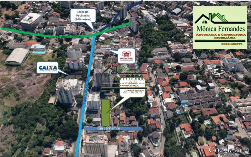 Conheça Mapa 1 do imóvel - Terreno Residencial à venda Pechincha, Rio de Janeiro - R$ 1.090.000 - T10 - 1 Mapa 1 - 1