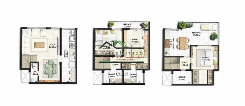 Conheça PP Plantas Humanizadas do imóvel - Terreno Residencial à venda Pechincha, Rio de Janeiro - R$ 1.090.000 - T10 - 9 PP Plantas Humanizadas - 9