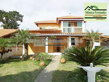 Ótima localização - Casa à venda no bairro de lagoa, Jardim Interlagos (Ponte Preta)-Maricá, 3 Suítes. Frente Lagoa. - R0181