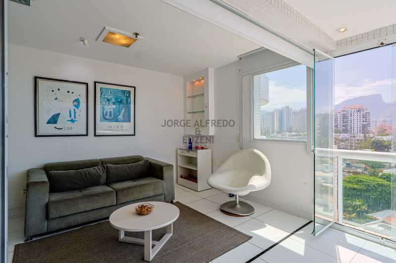 Conheça 01sala008 do imóvel - Flat 1 quarto à venda Barra da Tijuca, Rio de Janeiro - R$ 900.000 - JAFL10011 - 11 01sala008 - 11