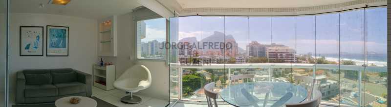 Conheça 01sala009 do imóvel - Flat 1 quarto à venda Barra da Tijuca, Rio de Janeiro - R$ 900.000 - JAFL10011 - 12 01sala009 - 12