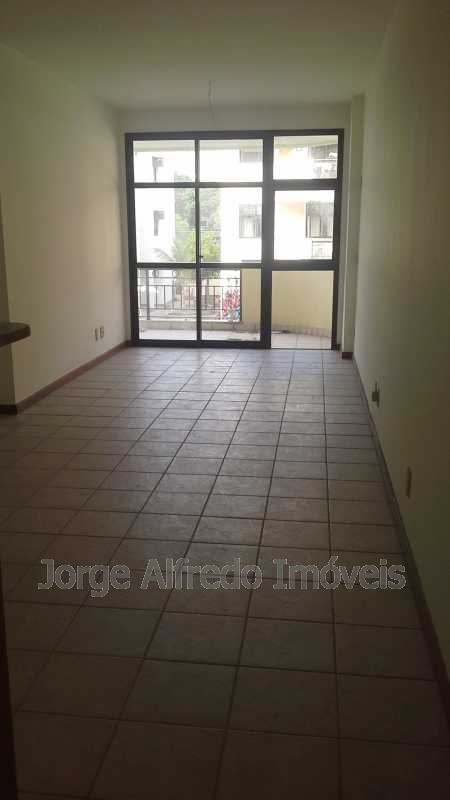 Conheça Sala vista de fora do imóvel - Apartamento à venda Avenida Genaro de Carvalho,Recreio dos Bandeirantes, Rio de Janeiro - R$ 660.000 - JAAP20010 - 1 Sala vista de fora - 1