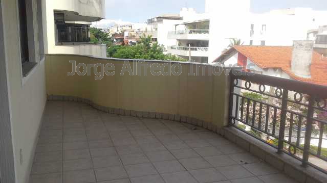 Conheça Varanda do imóvel - Apartamento à venda Avenida Genaro de Carvalho,Recreio dos Bandeirantes, Rio de Janeiro - R$ 730.000 - JAAP20011 - 1 Varanda - 1