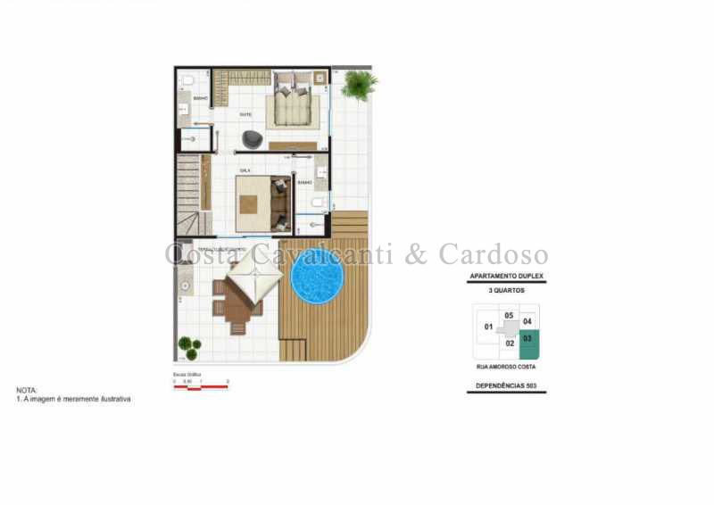 Conheça planta superi503 do imóvel - Apartamento 2 quartos à venda Tijuca, Rio de Janeiro - R$ 512.000 - TJAP20093 - 9 planta superi503 - 9
