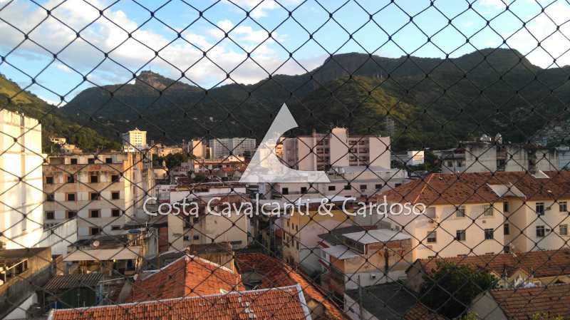 Conheça 1 vista terraço do imóvel - Cobertura 3 quartos à venda Rio Comprido, Rio de Janeiro - R$ 580.000 - TJCO30041 - 1 1 vista terraço - 1