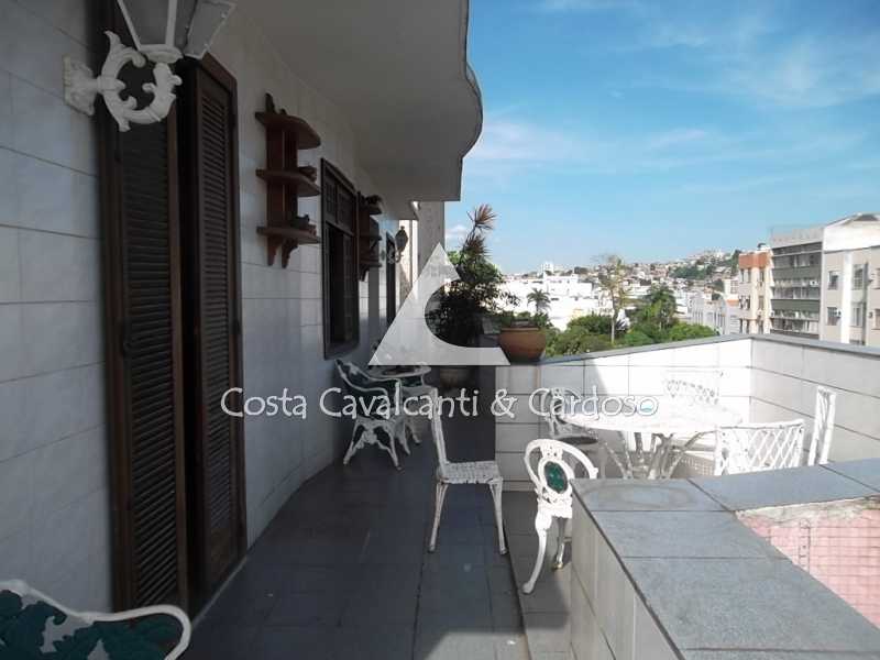 Conheça 4 terraço do imóvel - Cobertura 3 quartos à venda Tijuca, Rio de Janeiro - R$ 950.000 - TJCO30045 - 5 4 terraço - 5