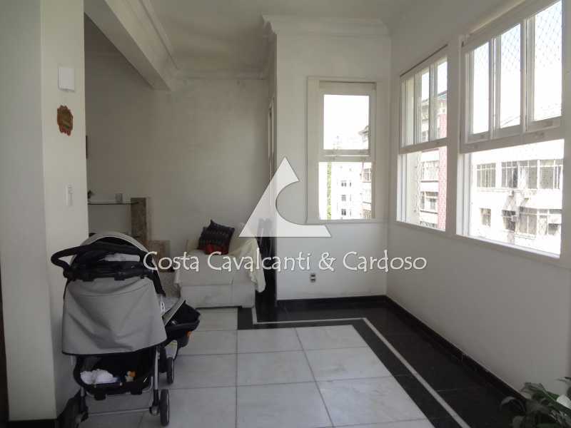 Conheça 5 - SALÃO FRONTAL, VISTA do imóvel - Cobertura 5 quartos à venda Leme, Rio de Janeiro - R$ 4.200.000 - TJCO50004 - 5 5 - SALÃO FRONTAL, VISTA - 5