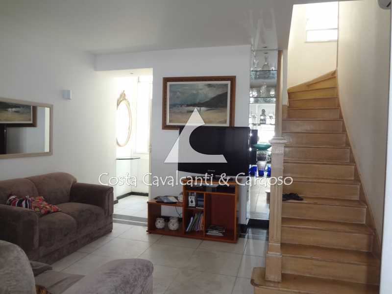 Conheça 9 - SALA TV, LAVABO do imóvel - Cobertura 5 quartos à venda Leme, Rio de Janeiro - R$ 4.200.000 - TJCO50004 - 8 9 - SALA TV, LAVABO - 8
