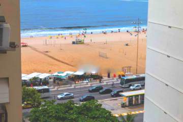 Ótima localização - EXCELENTE FLAT COM VISTA LATERAL PARA O MAR ! - GAFL20015