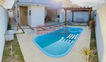 Ótima localização - Casa com piscina, churrasqueira, 3 suítes no Pórtico. - GACA30019