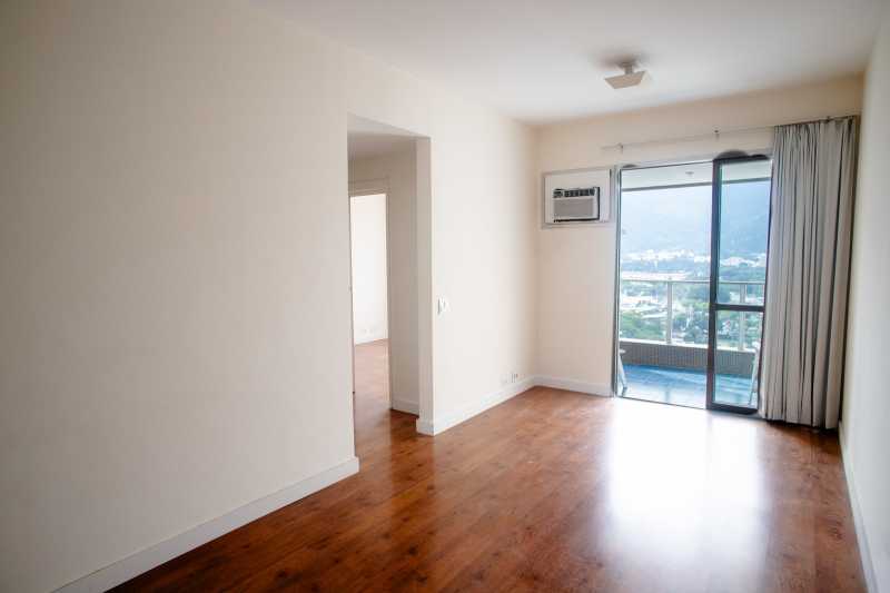 Conheça 1000702233 do imóvel - Apartamento Flat, Sala e Quarto, 55m2. Andar alto, varanda, vista espetacular no Leblon - GAFL10027 - 1 1000702233 - 1