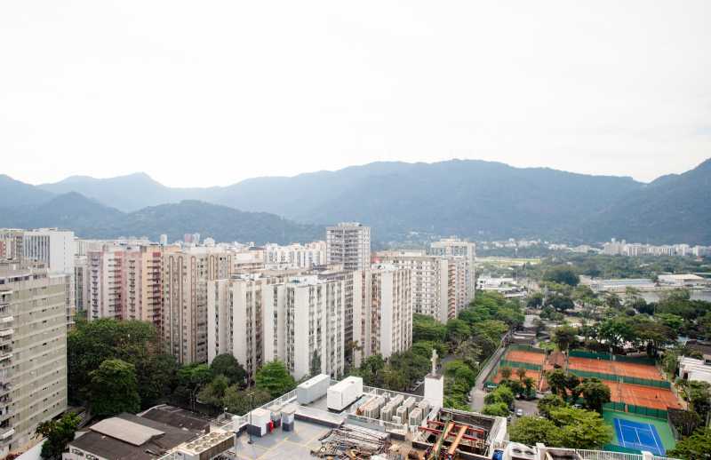 Conheça 1000702250 do imóvel - Apartamento Flat, Sala e Quarto, 55m2. Andar alto, varanda, vista espetacular no Leblon - GAFL10027 - 11 1000702250 - 11