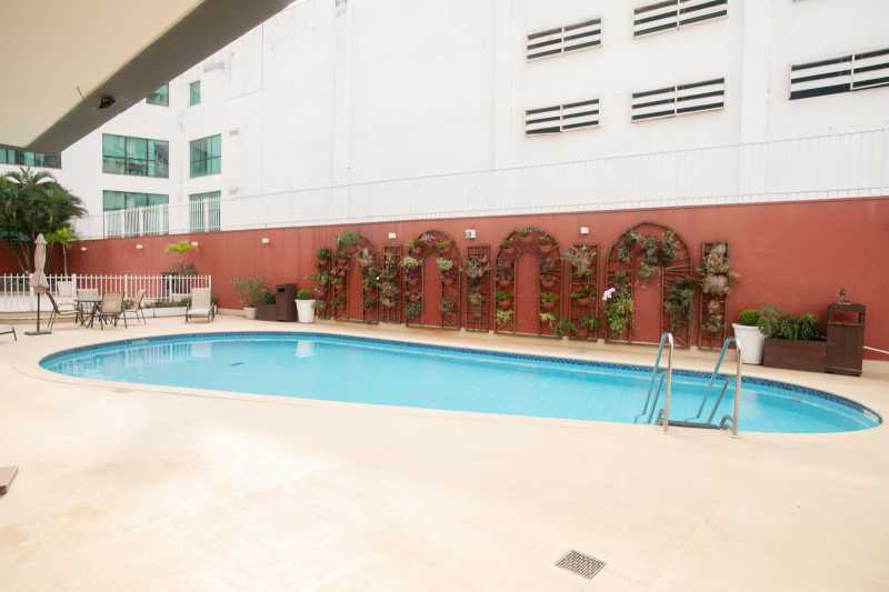 Conheça 1000702265 do imóvel - Apartamento Flat, Sala e Quarto, 55m2. Andar alto, varanda, vista espetacular no Leblon - GAFL10027 - 15 1000702265 - 15