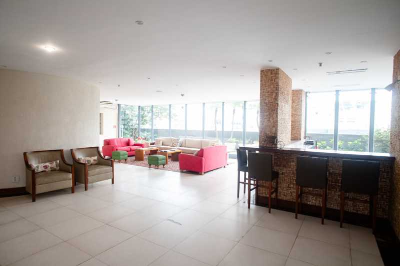 Conheça 1000702266 do imóvel - Apartamento Flat, Sala e Quarto, 55m2. Andar alto, varanda, vista espetacular no Leblon - GAFL10027 - 17 1000702266 - 17