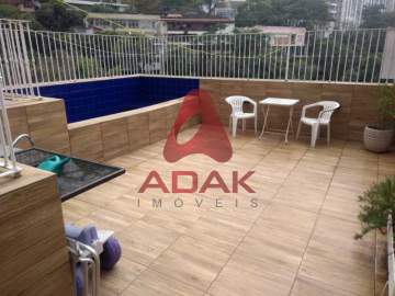 Cobertura 4 quartos à venda Rio de Janeiro,RJ Laranjeiras - R$ 1.450.000 - LACO40019