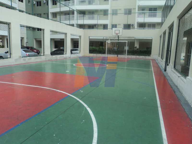 Conheça QUADRA ESPORTIVA do imóvel - Apartamento 3 quartos à venda Vicente de Carvalho, Rio de Janeiro - R$ 465.000 - PCAP30048 - 18 QUADRA ESPORTIVA - 18