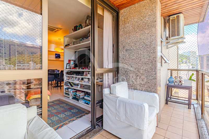 Conheça . do imóvel - Cobertura com 115m, com piscina, 1 quarto e vista livre, a venda em prédio com infra, no Leblon - COLE0618 - 17 . - 17