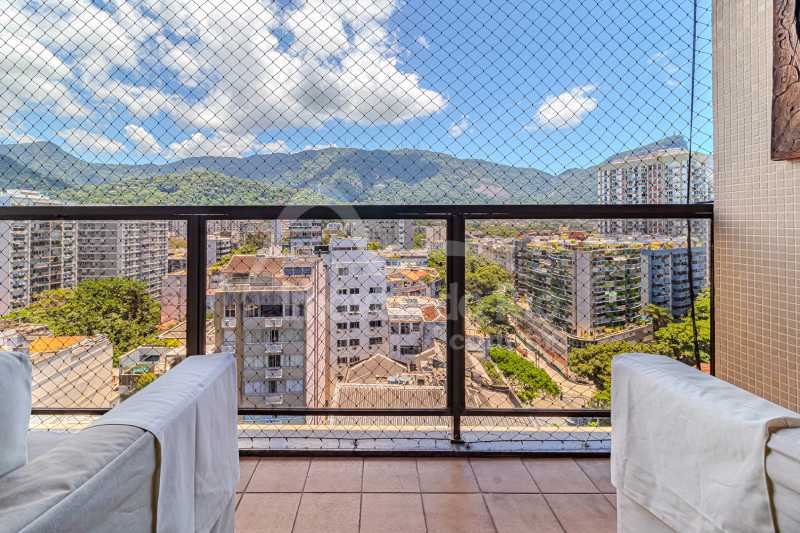 Conheça . do imóvel - Cobertura com 115m, com piscina, 1 quarto e vista livre, a venda em prédio com infra, no Leblon - COLE0618 - 16 . - 16