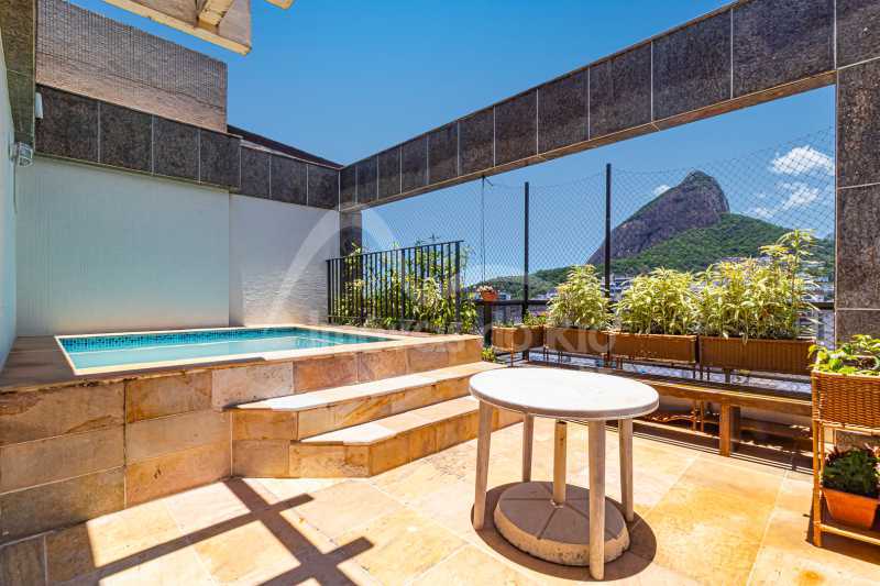 Conheça . do imóvel - Cobertura com 115m, com piscina, 1 quarto e vista livre, a venda em prédio com infra, no Leblon - COLE0618 - 1 . - 1