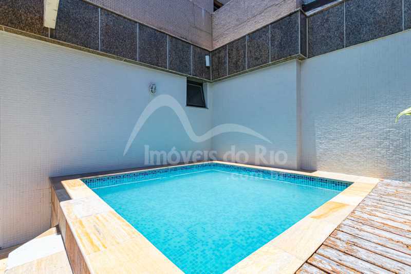 Conheça . do imóvel - Cobertura com 115m, com piscina, 1 quarto e vista livre, a venda em prédio com infra, no Leblon - COLE0618 - 5 . - 5